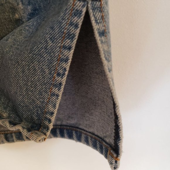 BILL BLASS Vintage Jeans size 10 rigid denim straight leg cropped - Picture 6 of 12